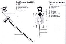 Vintage Snare Drums - Vintage Tom Mounts - Vintage Drum Hardware -